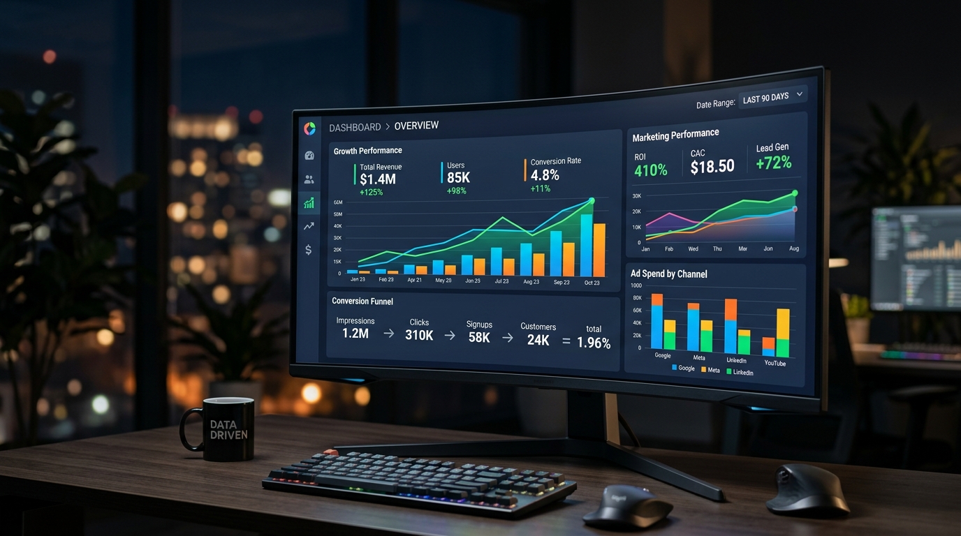 Marketing Digital Estratégico y Analítica de Crecimiento